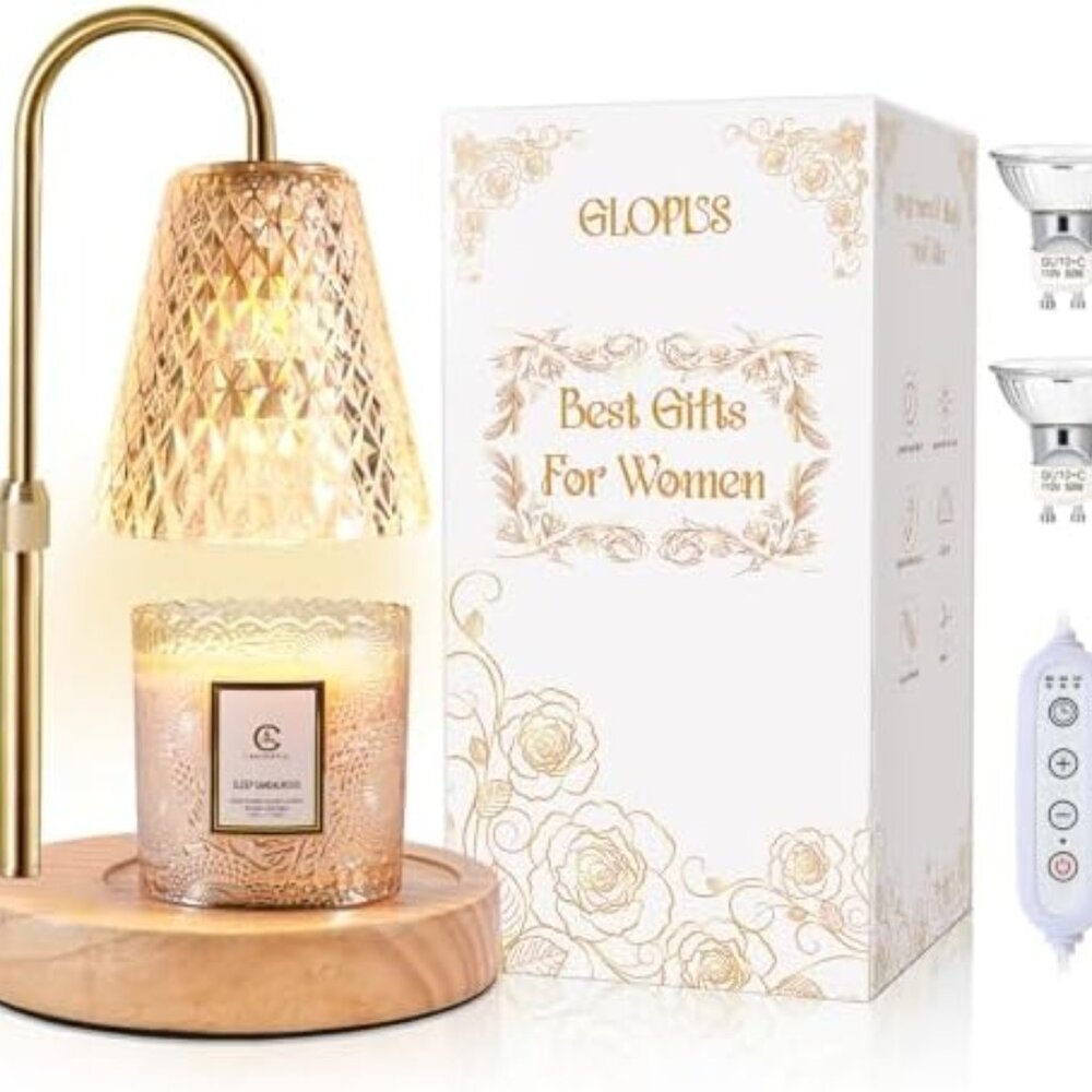 Mom Gifts for Mothers Day, Candle Warmer Lamp with Timer, Birthday Gifts